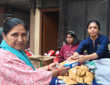 Shri Nimesh Tanna Charitable Trust held monthly ration distribution